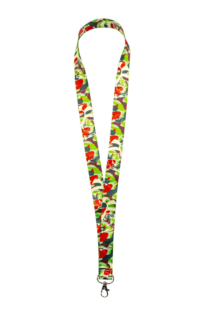 Laccetto Lanyard Natalizio Classic Regno con Porta Badge – Elfidea